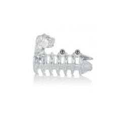  Jaguar Enhancer Ring with Beads Clear   